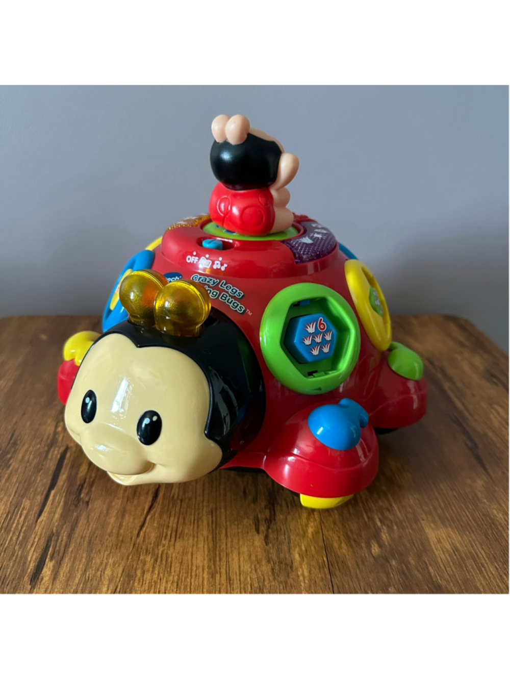 VTech Crazy Legs Learning Bugs Toddler Toy Tested Working Lights Sounds
